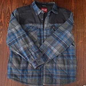 COLEMAN DIAMOND QUILTED SHIRT JACKET